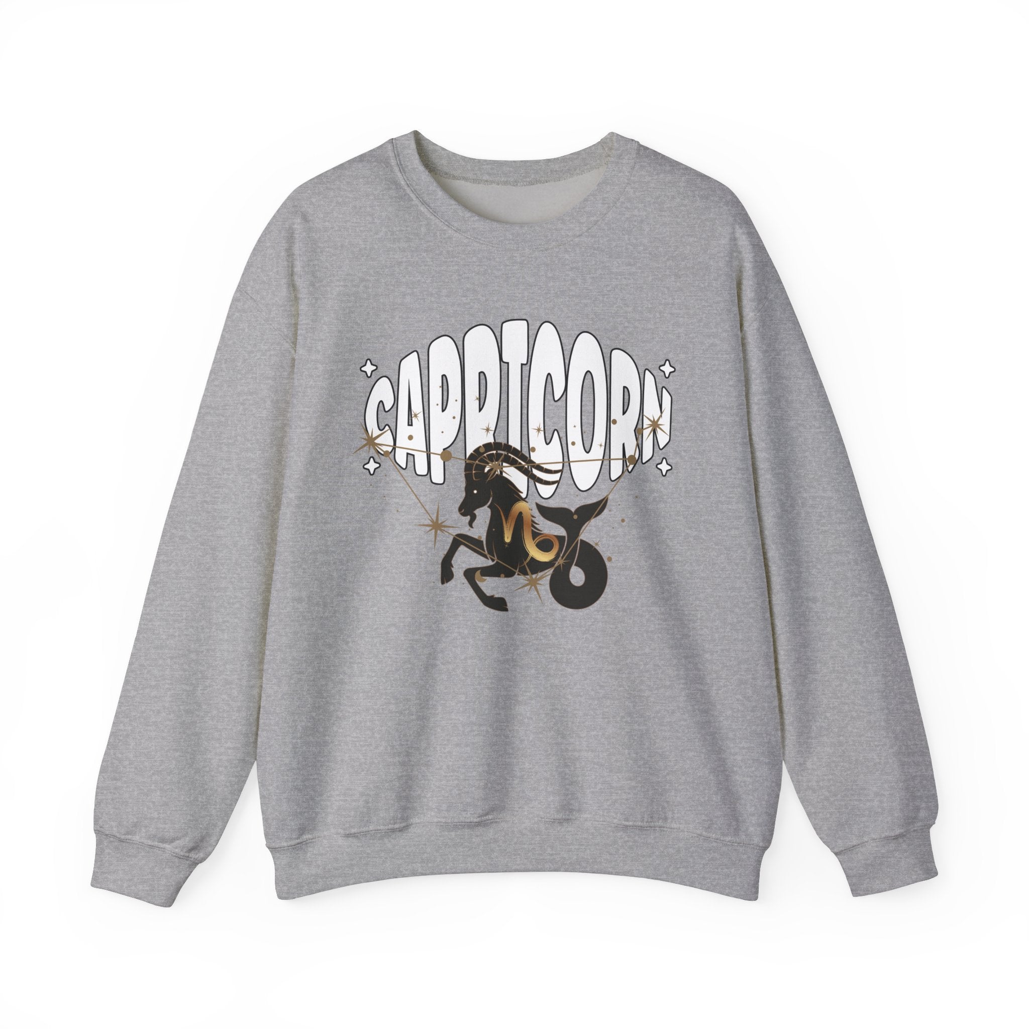 Capricorn Zodiac Casual Unisex Crewneck Sweatshirt